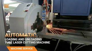 Automatic Loading and Unloading Tube Laser Cutting Machine - Hasil Karya Machine Service