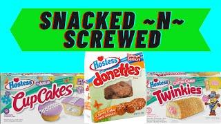 Snacked -N- Screwed - Hostess Spring Vanilla CupCakes, Carrot Cake Donettes & Cotton Candy Twinkies