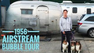 TOUR | Vintage 1956 Airstream Bubble |  New Life - OUT OF OFFICE CAMPING