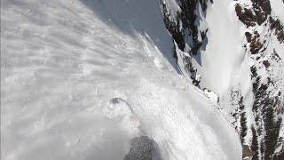 Telluride Colorado Backcountry Skiing - The Scariest Line in Colorado