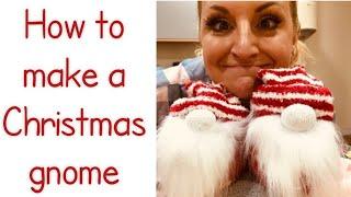 How to make a Nordic Christmas Gnome.