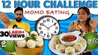 Eating Only MOMO For 12 Hour Food Challenge 