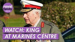 WATCH: King Charles Visits Royal Marines Training Centre in Devon