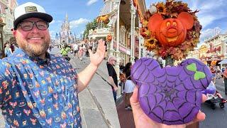 Disney’s Magic Kingdom 2024 | NEW Spooky Snacks & Exploring Tom Sawyer Island | Walt Disney World