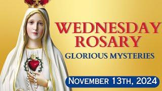 HOLY ROSARY  Wednesday November 13,  2024  Glorious Mysteries  Today's Rosary