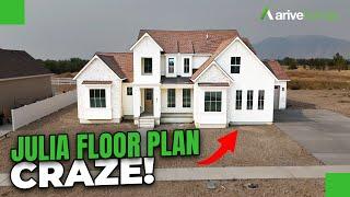 Design Your Dream Home: Personalized House in Wasatch Front, Utah | Arive Homes Julia Floor Plan