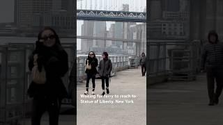 Waiting for ferry to reach to Statue of Liberty.#travel #newyorkcity#shreiyaghoshal#shorts#ytshorts