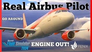 Airbus A320 Tutorial: Single Engine A320 Go Around