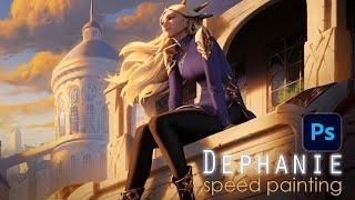 Dephanie: sunshine - speed painting (Time-lapse)