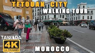 Tetouan 2024 city walking tour ( Morocco 4K UHD )