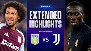 Aston Villa vs. Juventus: Extended Highlights | UCL League Phase MD 5 | CBS Sports Golazo