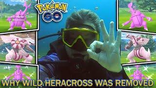 Why Heracross was removed from the wild, 6 Shinies Caught, & Cancun Diving! (Pokemon GO Theory)