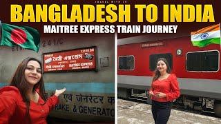 Dhaka  to Kolkata in Maitree Express Train in first AC Coupe  Maitree Express Train journey