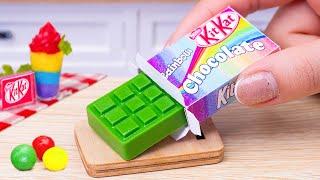 Amazing KITKAT CakeSweet Miniature Rainbow Chocolate KITKAT Cake Decorating Recipe1000+ Yummy Cake