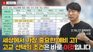 [KNS] 2028 대입! 현명한 고교 선택을 위한 가장 중요한 핵심 기준은 무엇일까? (ft. 서울대의 대입 방향성) ㅣ 전 하나고 진학부장 김학수 소장