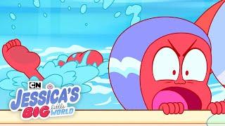 Pool School!  | Jessica's Big Little World | Cartoon Network