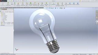 SolidWorks Tutorial | Design and Assembly of Light Bulb in SolidWorks