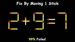 20 Fun Matchstick Puzzles To Improve IQ