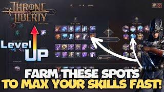 MUST KNOW TOP 3 EARLY Best Farming Spots Revealed + How to Max Your Skills FAST!! | Throne & LIberty