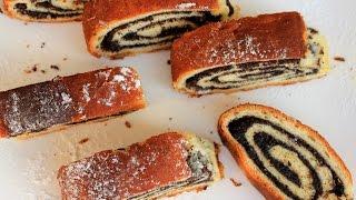 Štrudla s makom - Video - Poppy Seed Roll Recipe