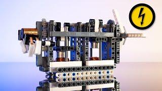 Lego Piston Power: Making ELECTROMAGNETIC Piston Engines