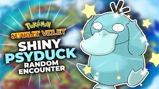 Shiny Psyduck (Random Encounter) in Pokemon Scarlet & Violet