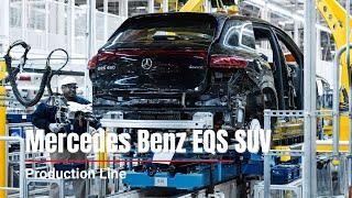 Mercedes Benz EQS SUV Production Line - Mercedes Factory in Tuscaloosa, USA