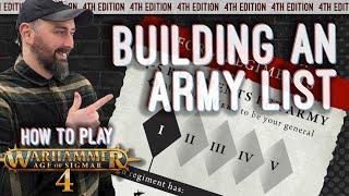 Beginners Guide to building an Army List in Age of Sigmar 4