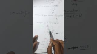 How to calculate normality/find the normality of solution by dissolving 400g of H2so4 500ml/NEET&JEE