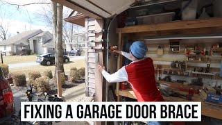 Fixing a Garage Door Brace (DIY)