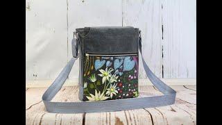 Blue Calla Patterns - Coneflower Cross Body Bag - Part 3/5: Exterior Assembly