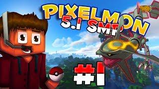 Pixelmon SMP Ep. 1 - 'STARTING WITH SHINY RAYQUAZA!' - (Pixelmon Season 1 Episode 1 Pixelmon Update)