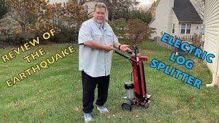 Review of the Earthquake 5 Ton Electric Log Splitter