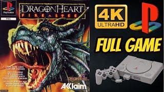 DragonHeart: Fire & Steel | PS1 | 4K60ᶠᵖˢ UHD | Longplay Walkthrough Playthrough Full Movie Game