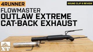 2010-2024 4.0L 4Runner Flowmaster Outlaw Extreme Cat-Back Exhaust Review & Sound Clip