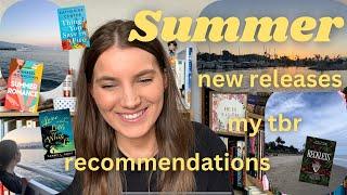 SUMMER TBR, recommendations, anticipated releases  my top book recs for the summer season