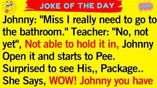 Funny Daily Jokes:  "Teacher’s Shocked Reaction to Johnny’s!