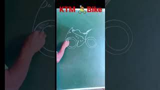 66 equal KTM Bike drawing easytricks #draw #bts #easytricks #5linesessay #shorts