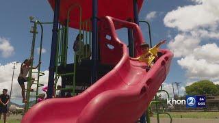 Setback to comeback: Wahiawa playground reopens with community support