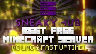 How to make a FREE Minecraft Server in 2024! NO LAG & FAST UPTIME! SneakyHub