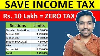 SAVE INCOME TAX with Old Tax Regime | Income Tax Calculation FY 2024-25 [Hindi]