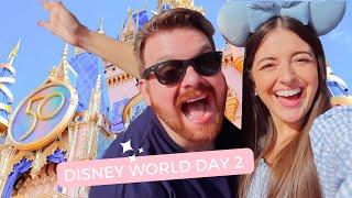 WALT DISNEY WORLD! Day 2 | Magic Kingdom & Dinner at T-Rex in Disney Springs