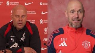 THE TEAM EXCITED AND ‘HUNGRY’ | Erik Ten hag & Arne Slot Pre-Match Interview |ManUnited vs Liverpool