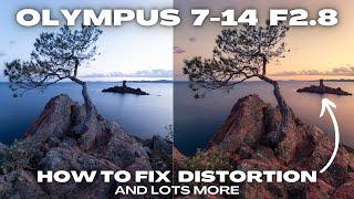 Olympus 7-14 F2.8 PRO │PRO's and CON's │How to Fix Wide Angle Distortion.