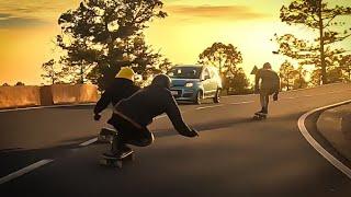 [Las Lajas] Downhill Skateboarding down road from volcano in Tenerife [2024]