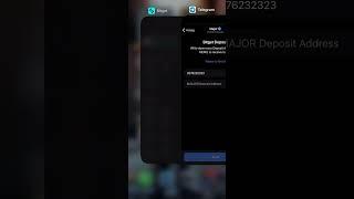 Як вивести монети з Major Посилання на наш Telegram-канал в шапці профілю #major #bitget