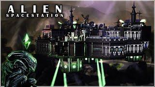 Spooky Space Station🩸 | Alien inspired build | Sevastopol - Nostromo | The Sims 4 speed build