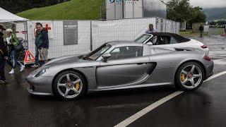 2x Porsche Carrera GT revs and accelerations!