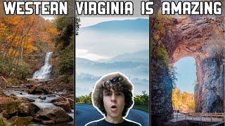 Western Virginia is AMAZING | Blue Ridge Parkway, Natural Bridge, Falling Spring Falls & More (2024)