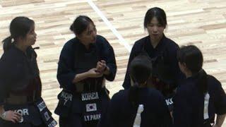 2024 WORLD KENDO CHAMPTIONSHIPS(세계검도선수권대회) WOMEN'S TEAM SEMI-FINAL KOREA VS USA